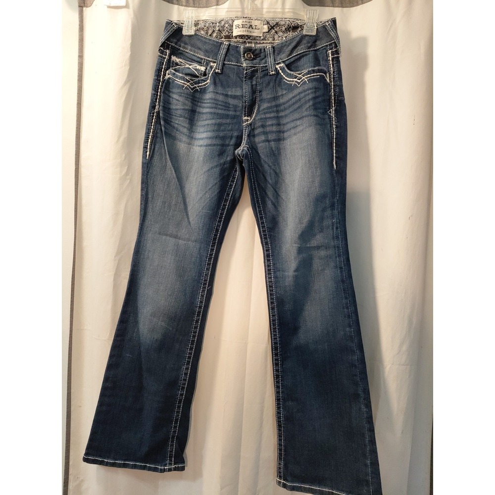 Ariat Jeans Women's 30S Perfect Rise Boot Cut REAL DENIM Western Cowgirl Rodeo - Picture 3 of 9